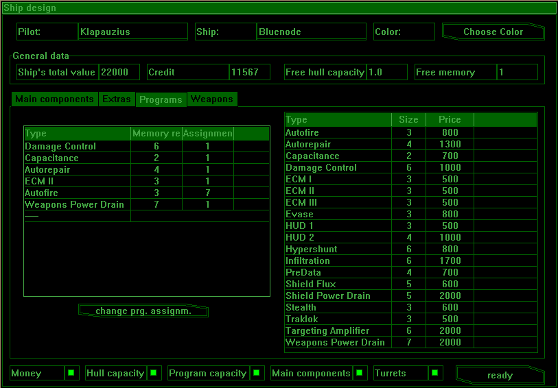Ship Design View